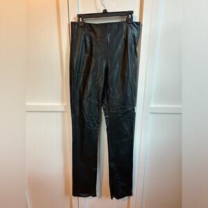Zara leather style pant